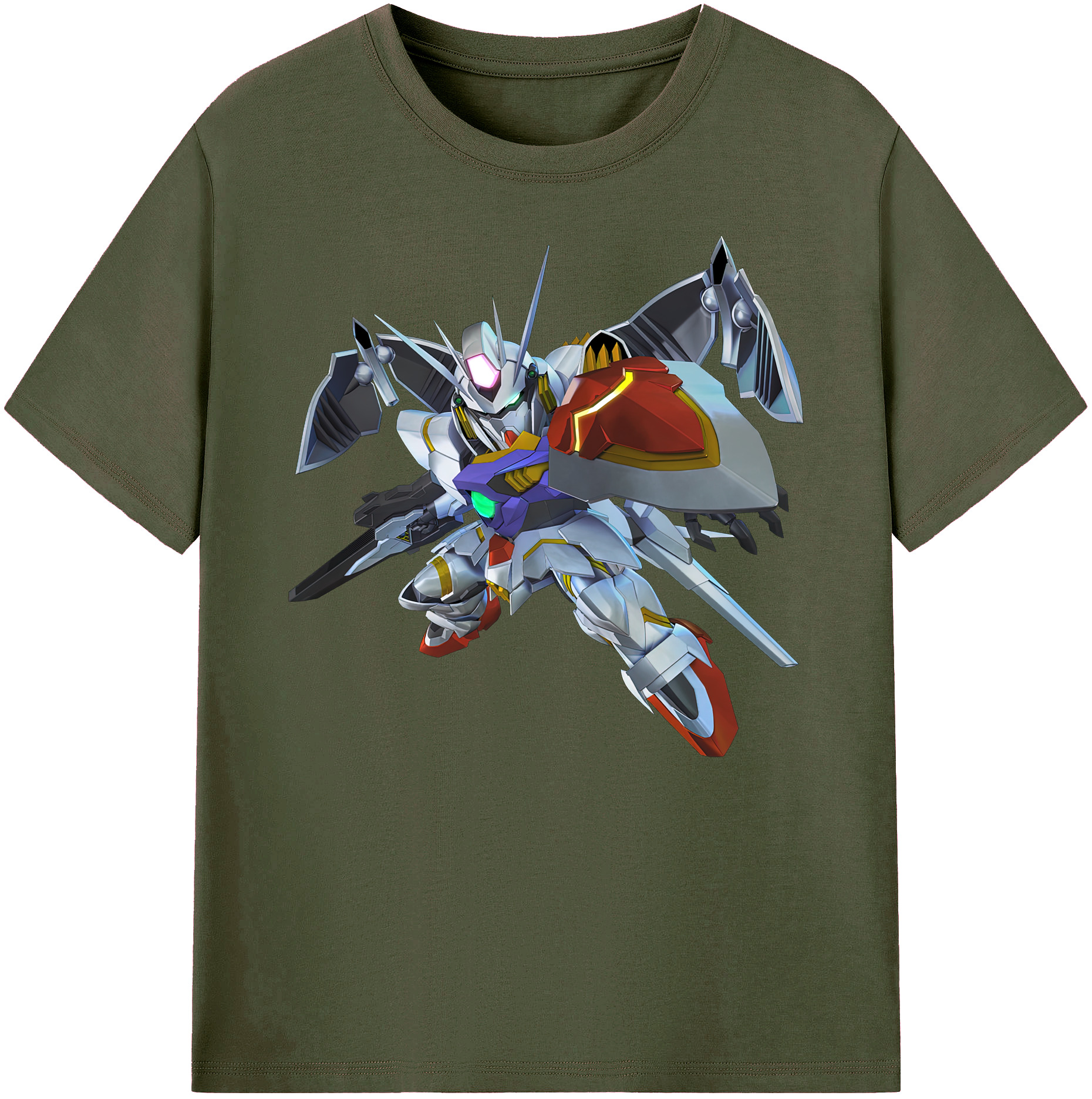 （画像用） 機動戦士ガンダム Mobile Suit Gundam 綿100％ メンズ半袖Tシャツ｜肌触りやわらか＆通気性